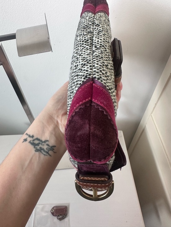 Vintage Coach SoHo Tweed Demi Flap Bag!